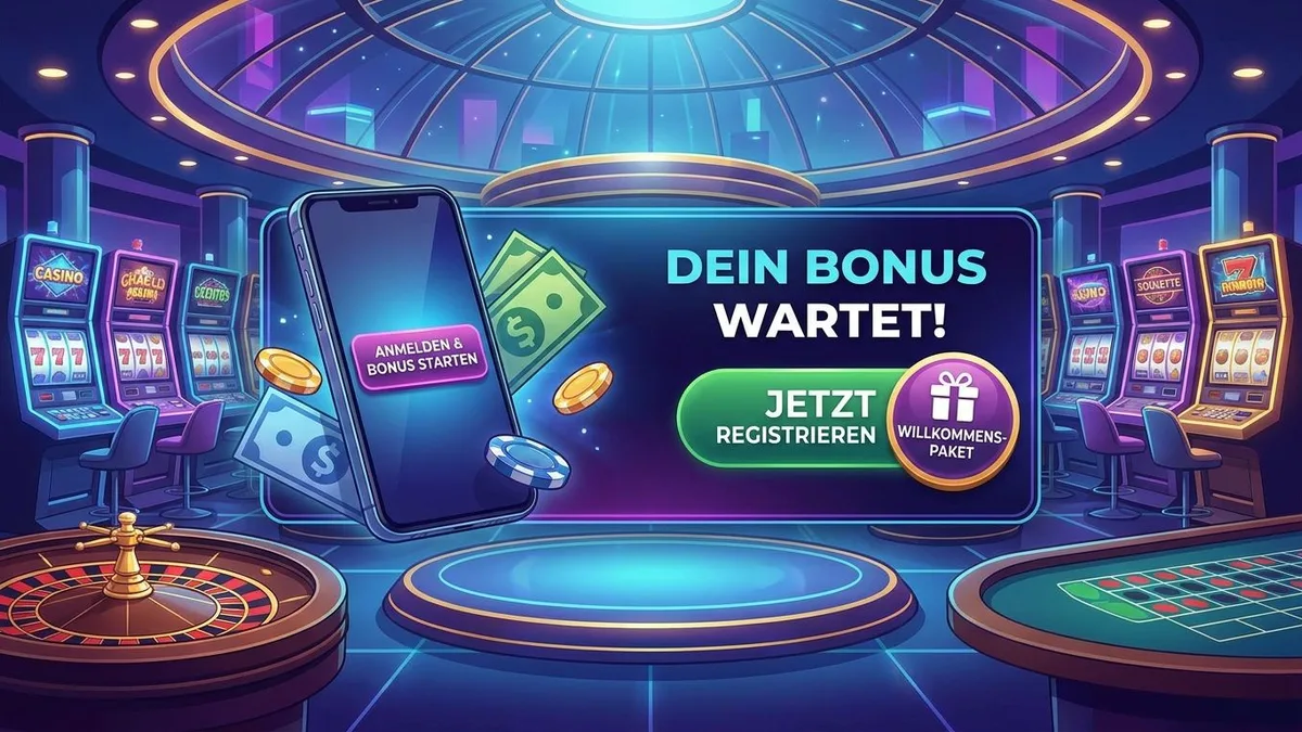 Registrierung mit Bonus